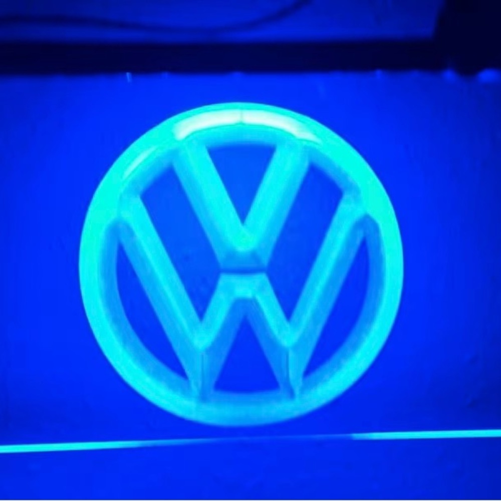 Volkswagen Vintage LED Neon Blue Sign